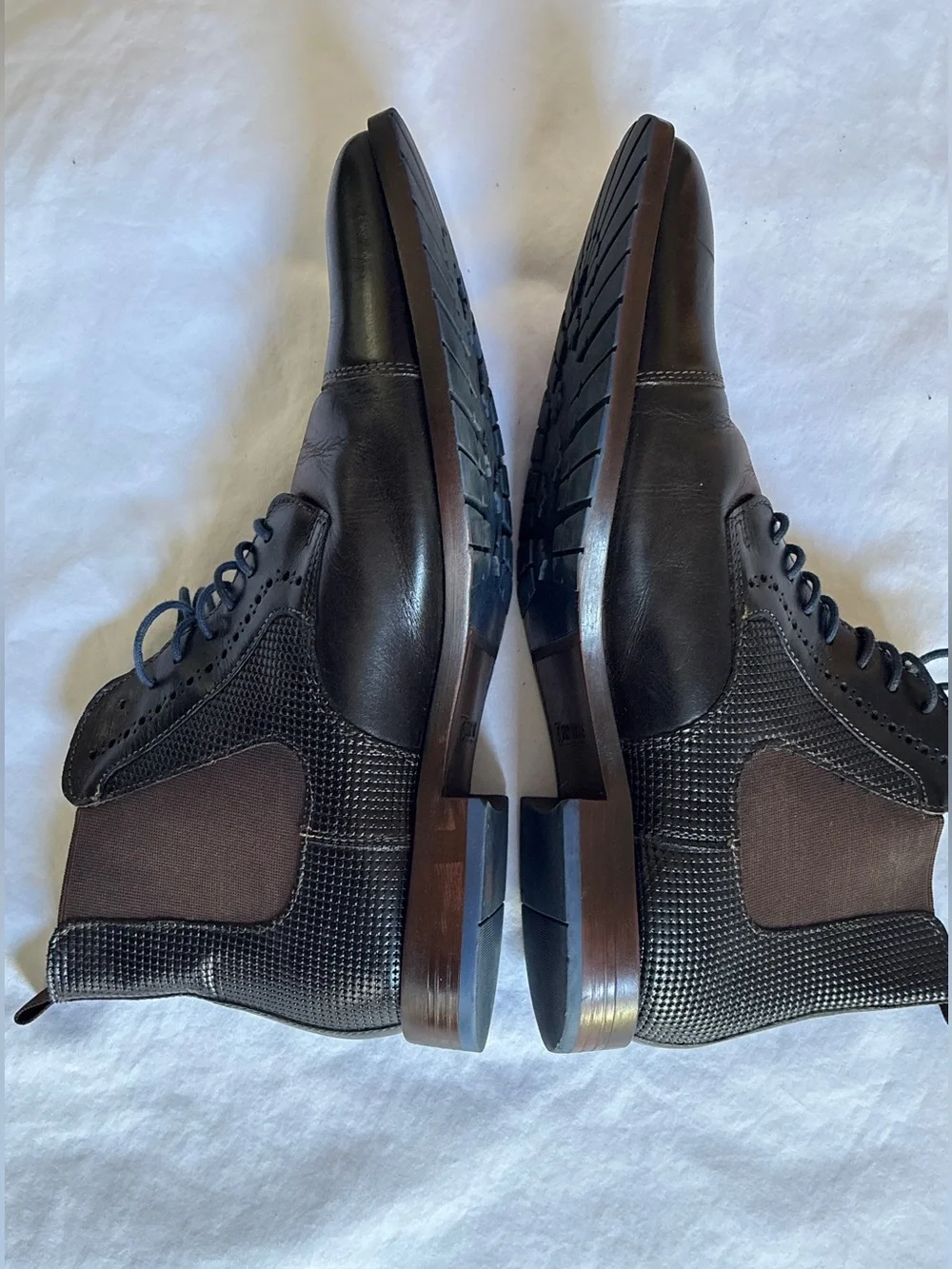 Stacy Adams Men’s Sz 11 Brown Leather Chelsea Cap Toe Boots